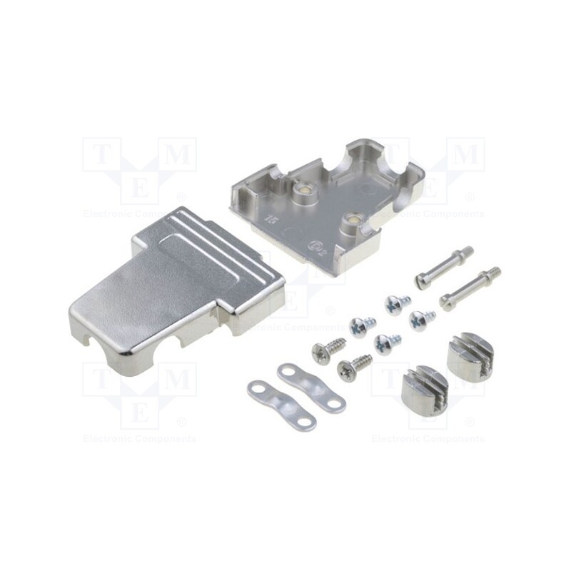 10 pcs : 6550-0100-02 - Enclosure: for D-Sub connectors, D-Sub 15pin,D-Sub HD 26pin