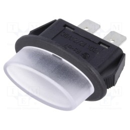 10 pcs : R3-67 - Fuse holder, 19mm, 30A, on panel,snap-fastener, Contacts: brass