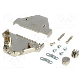 10 pcs : 6550-0100-04 - Enclosure: for D-Sub connectors, D-Sub 37pin,D-Sub HD 62pin