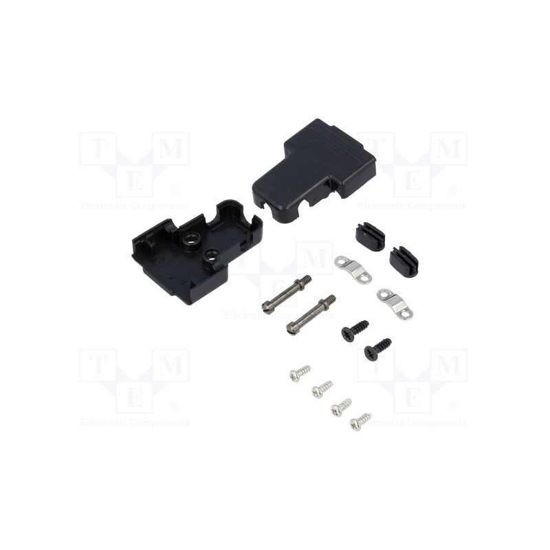 10 pcs : 6550-0101-01 - Enclosure: for D-Sub connectors, D-Sub 9pin,D-Sub HD 15pin