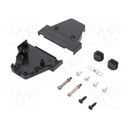 10 pcs : 6550-0101-03 - Enclosure: for D-Sub connectors, D-Sub 25pin,D-Sub HD 44pin