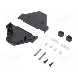 10 pcs : 6550-0101-04 - Enclosure: for D-Sub connectors, D-Sub 37pin,D-Sub HD 62pin