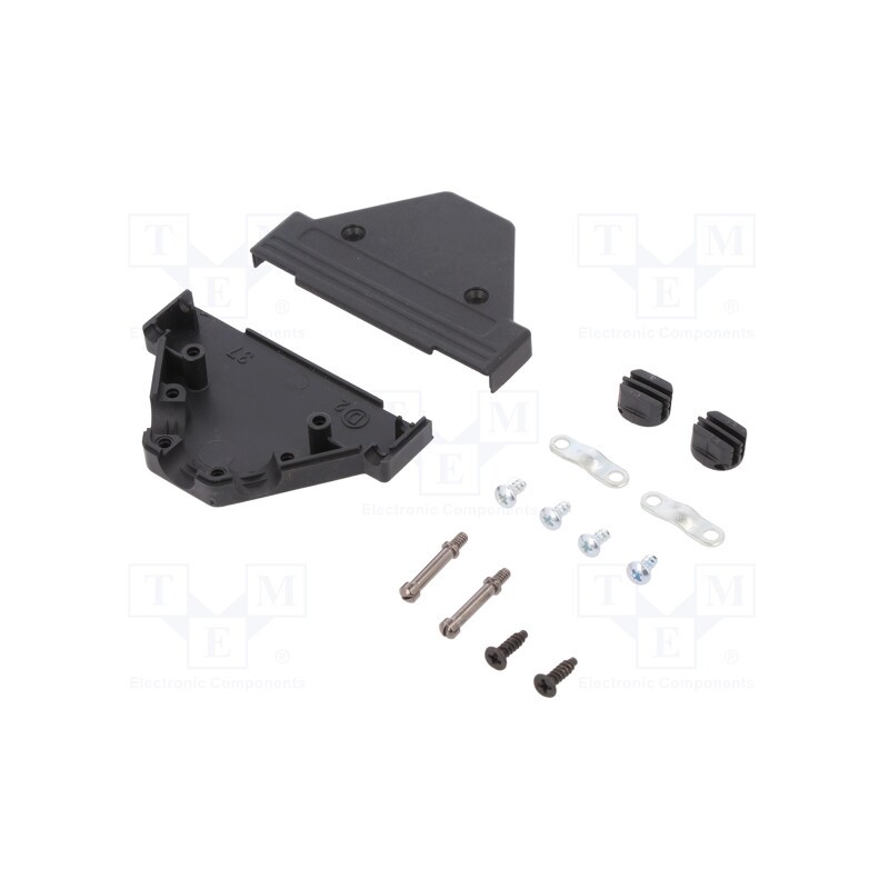 10 pcs : 6550-0101-04 - Enclosure: for D-Sub connectors, D-Sub 37pin,D-Sub HD 62pin