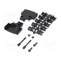 10 pcs : 6560-0107-12 - Enclosure: for D-Sub connectors, D-Sub 15pin,D-Sub HD 26pin