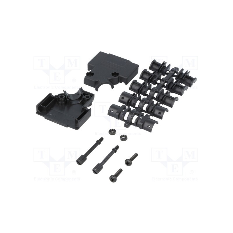 10 pcs : 6560-0107-12 - Enclosure: for D-Sub connectors, D-Sub 15pin,D-Sub HD 26pin