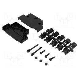 10 pcs : 6560-0107-14 - Enclosure: for D-Sub connectors, D-Sub 37pin,D-Sub HD 62pin