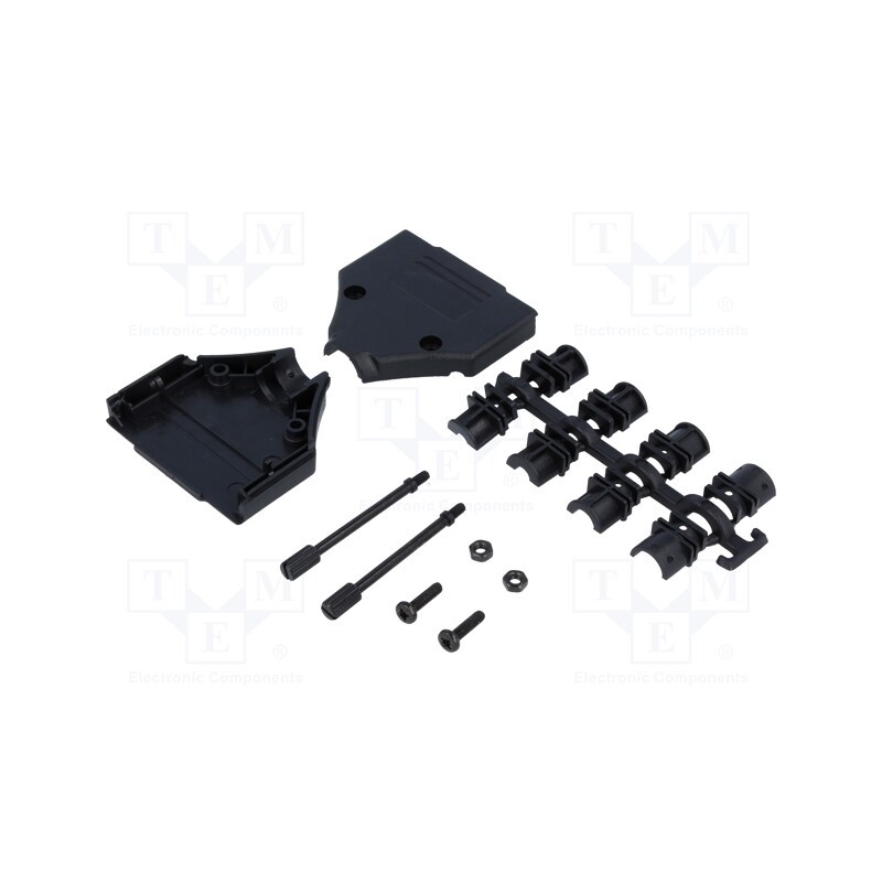 10 pcs : 6560-0108-03 - Enclosure: for D-Sub connectors, D-Sub 25pin,D-Sub HD 44pin