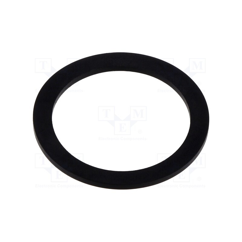 50 pcs : ENBR-WG-M32-BL-A - Gasket, NBR rubber, Thk: 1.5mm, Øint: 30.5mm, M32, black, Entrelec
