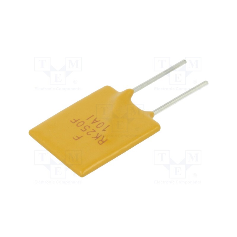 10 pcs : RS60SB-250 - Fuse: PTC polymer, 2.5A, Imax: 40A, THT, reel,tape