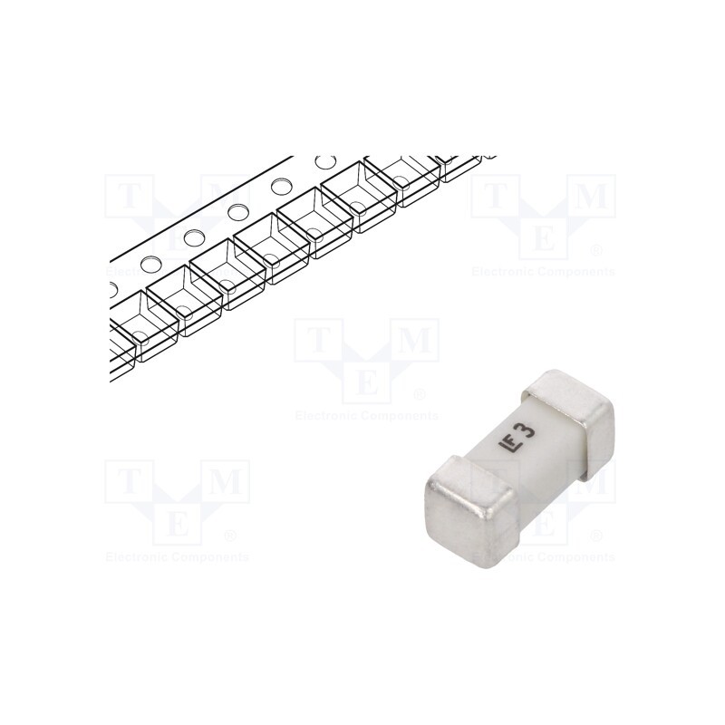 10 pcs : 0476003.MR - Fuse: fuse, quick blow, 3A, 250VAC, 250V, 125VDC, SMD, ceramic, 476