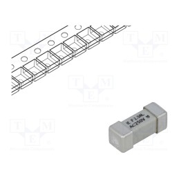 10 pcs : 046402.5DR - Fuse: fuse, quick blow, 2.5A, 250VAC, 250V, SMD, ceramic, 12.1x4.5mm