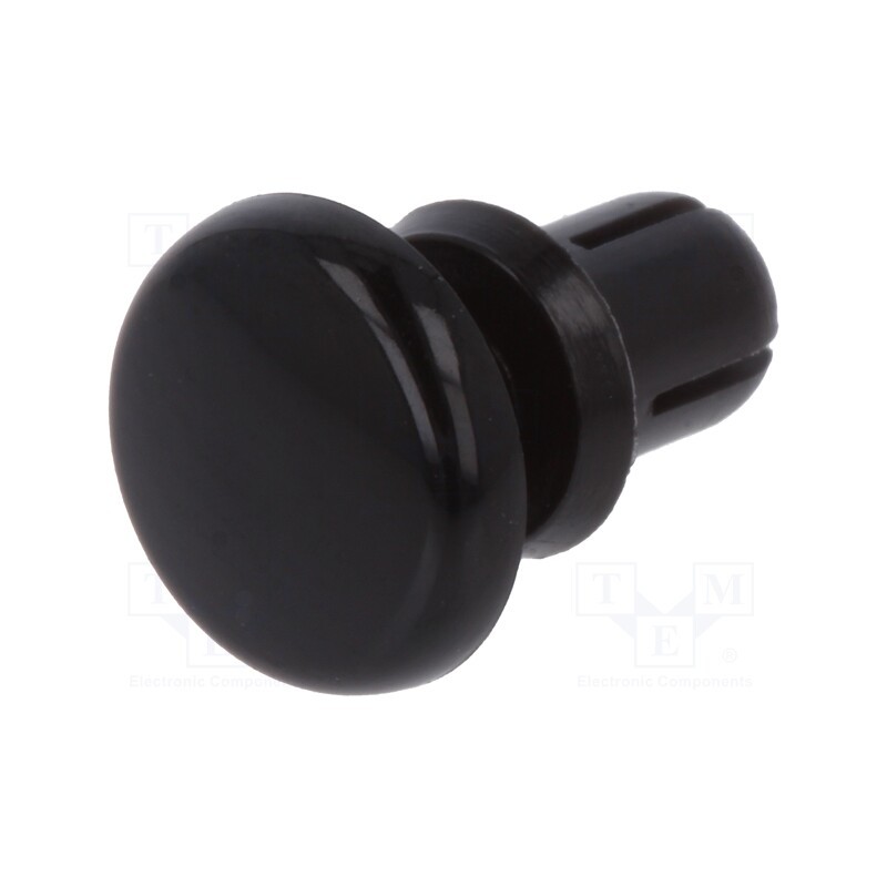 50 pcs : 8G4024.0X3.5B - Rivet, polyamide, L.rivet: 5mm, Panel cutout diam: 4.1mm, black