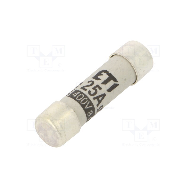 10 pcs : 2610013 - Fuse: fuse, gG, 25A, 400VAC, cylindrical,industrial, 8x31mm