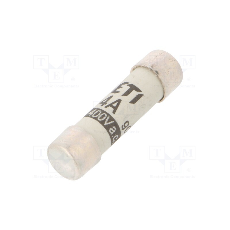 10 pcs : 2610003 - Fuse: fuse, gG, 4A, 400VAC, cylindrical,industrial, 8x31mm