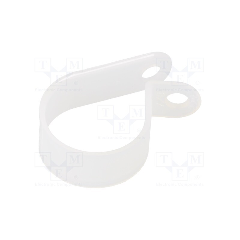 50 pcs : 7637 - Fixing clamp, Cable P-clips, ØBundle : 22.2mm, W: 12.7mm