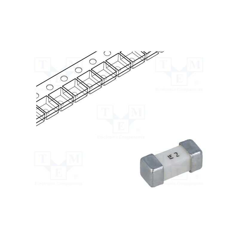 10 pcs : 0476002.MRSN - Fuse: fuse, quick blow, 2A, 250VAC, 250V, 125VDC, SMD, ceramic, 476