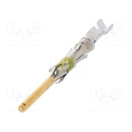 10 pcs : 66103-3 - Contact, male, 16, brass, gold-plated, TYPE III+, bulk, crimped