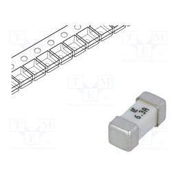 10 pcs : 045306.3MR - Fuse: fuse, ultra rapid, 6.3A, 125VAC, 125V, 125VDC, SMD, ceramic