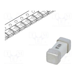 10 pcs : 0453008.MR - Fuse: fuse, ultra rapid, 8A, 125VAC, 125V, 125VDC, SMD, ceramic, 453