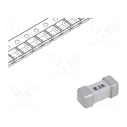10 pcs : 0453002.MR - Fuse: fuse, ultra rapid, 2A, 125VAC, 125V, 125VDC, SMD, ceramic, 453