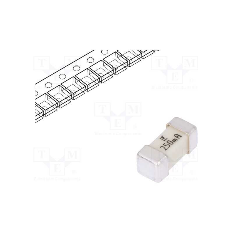 10 pcs : 0453.250MR - Fuse: fuse, ultra rapid, 250mA, 125VAC, 125V, 125VDC, SMD, ceramic