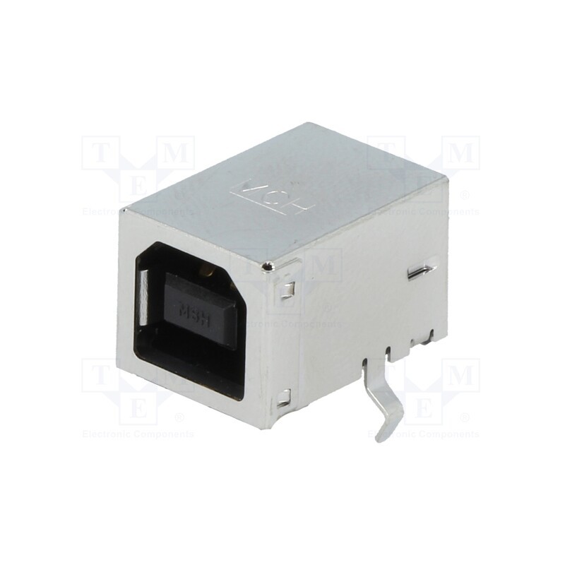 10 pcs : 670687041 - Socket, USB B, on PCBs, THT, PIN: 4, angled 90°, shielded, USB 2.0