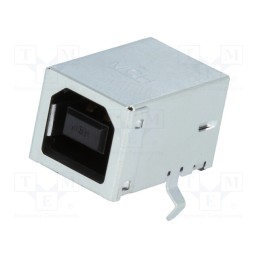 10 pcs : 670688000 - Socket, USB B, on PCBs, THT, PIN: 4, angled 90°, shielded, USB 2.0