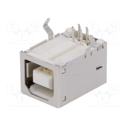 10 pcs : 670689000 - Socket, USB B, on PCBs, THT, PIN: 4, angled 90°, shielded, USB 2.0