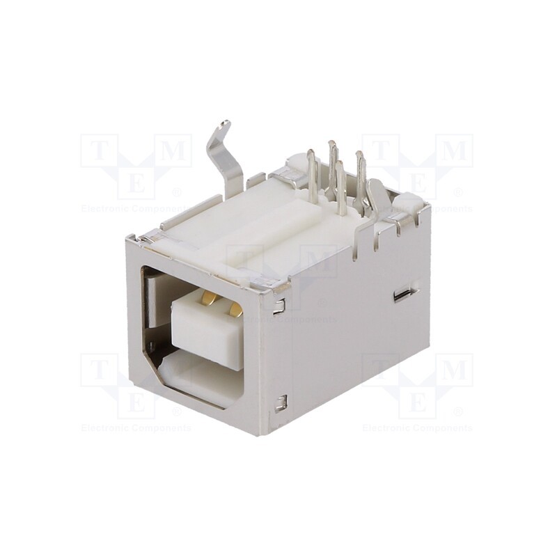 10 pcs : 670689000 - Socket, USB B, on PCBs, THT, PIN: 4, angled 90°, shielded, USB 2.0