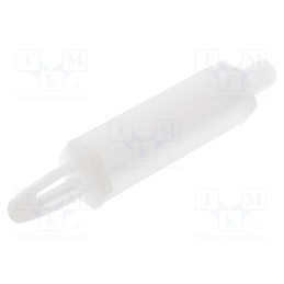 50 pcs : MSCBS-16-01 - Assembly stud, polyamide, L: 25.4mm, screwed rod,snap fastener