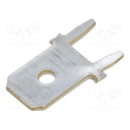50 pcs : 67-3015-31 - Terminal: flat, 6.3mm, 0.8mm, male, THT, Overall len: 13.5mm