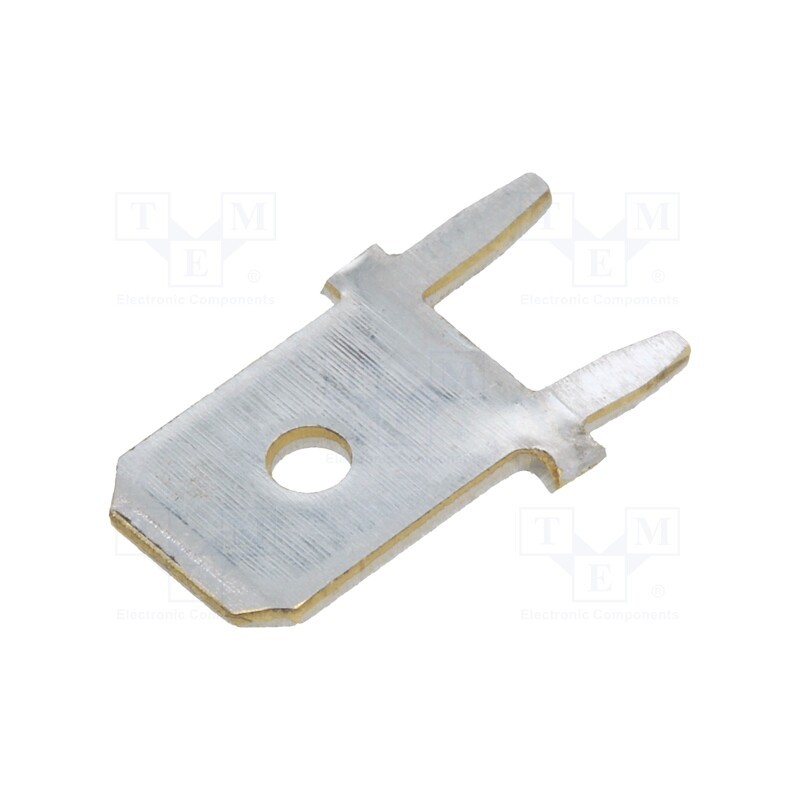 50 pcs : 67-3015-31 - Terminal: flat, 6.3mm, 0.8mm, male, THT, Overall len: 13.5mm