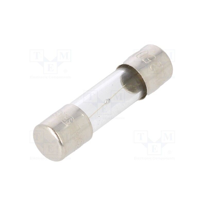 20 pcs : TSD-1A - Fuse: fuse, time-lag, 1A, 250VAC, glass, 5x20mm, brass, bulk