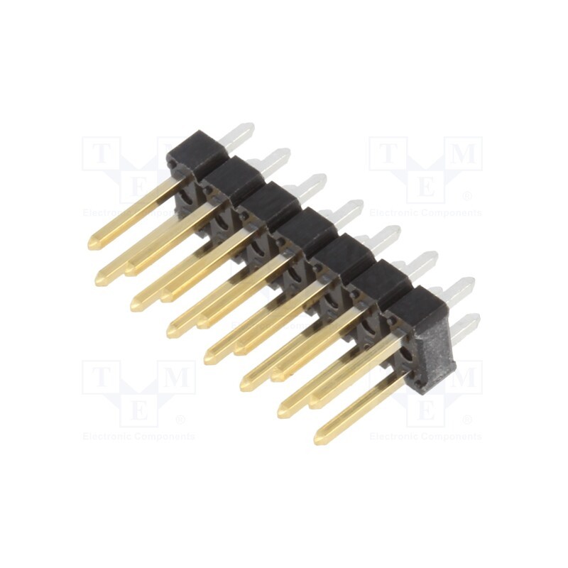 10 pcs : 67996-114HLF - Pin header, pin strips, male, BERGSTIK II, 2.54mm, PIN: 14, THT