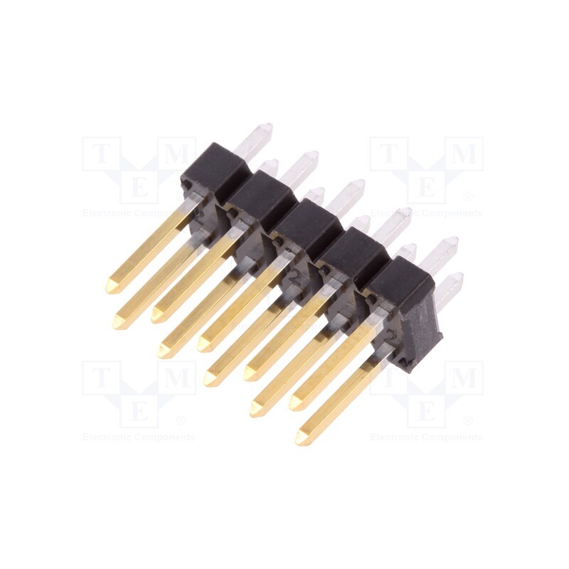 10 pcs : 67996-210HLF - Pin header, pin strips, BERGSTIK II, male, PIN: 10, straight, THT