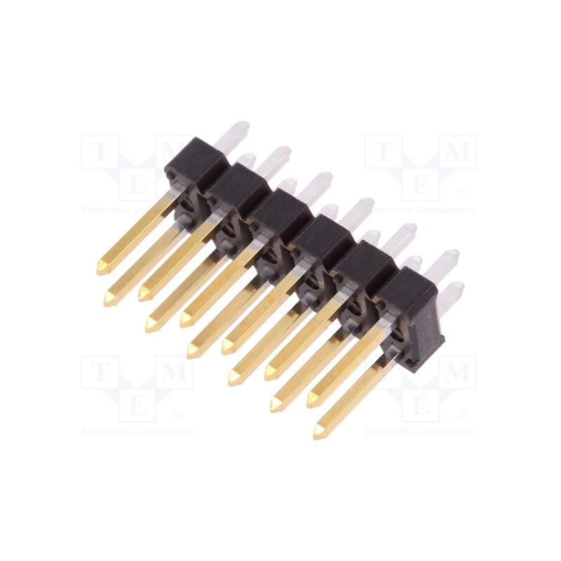 10 pcs : 67996-212HLF - Pin header, pin strips, BERGSTIK II, male, PIN: 12, straight, THT