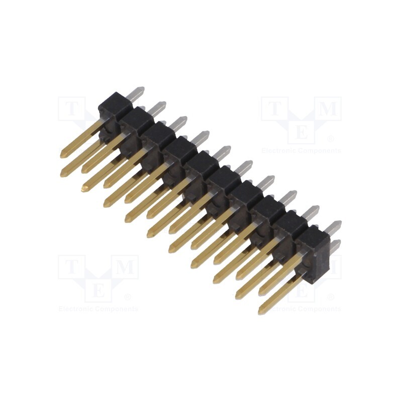10 pcs : 67996-220HLF - Pin header, pin strips, BERGSTIK II, male, PIN: 20, straight, THT