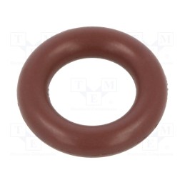 50 pcs : 01-0008.00X3 ORING 75FPM BROWN - O-ring gasket, FPM, Thk: 3mm, Øint: 8mm, brown, -20÷200°C