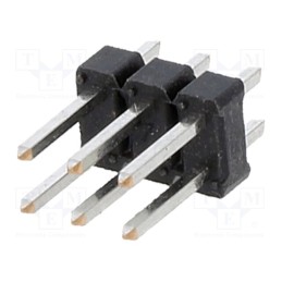 50 pcs : 67996-406HLF - Pin header, pin strips, male, BERGSTIK II, 2.54mm, PIN: 6, THT, FCI