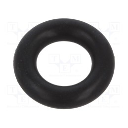50 pcs : 01-0007.00X3 ORING 75FPM BLACK - O-ring gasket, FPM, Thk: 3mm, Øint: 7mm, black, -20÷200°C