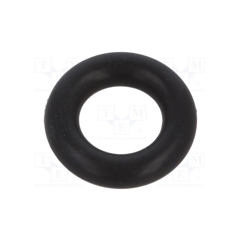 50 pcs : 01-0007.00X3 ORING 75FPM BLACK - O-ring gasket, FPM, Thk: 3mm, Øint: 7mm, black, -20÷200°C