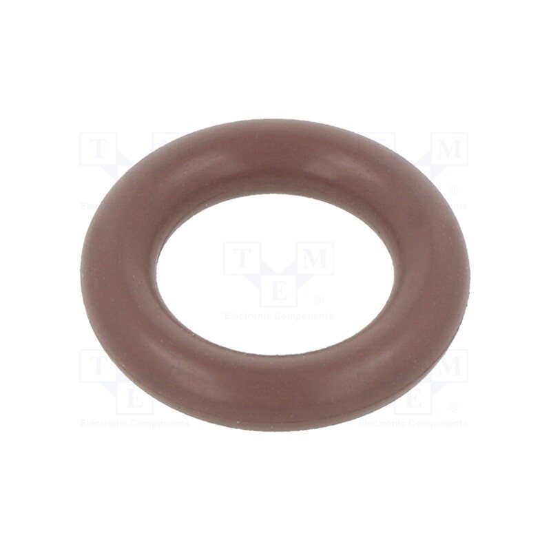 50 pcs : 01-0009.00X3 ORING 80FPM BROWN - O-ring gasket, FPM, Thk: 3mm, Øint: 9mm, brown, -20÷200°C
