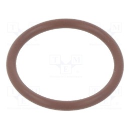 50 pcs : 01-0019.00X2 ORING 80FPM BROWN - O-ring gasket, FPM, Thk: 2mm, Øint: 19mm, brown, -20÷200°C