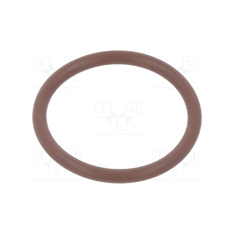50 pcs : 01-0019.00X2 ORING 80FPM BROWN - O-ring gasket, FPM, Thk: 2mm, Øint: 19mm, brown, -20÷200°C