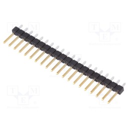 10 pcs : 68000-220HLF - Pin header, pin strips, BERGSTIK II, male, PIN: 20, straight, THT