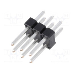 50 pcs : 68602-406HLF - Pin header, pin strips, male, BERGSTIK II, 2.54mm, PIN: 6, THT, FCI