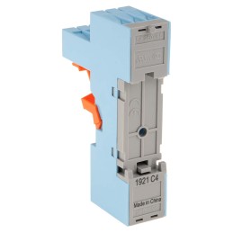 1 pcs - Releco MRC 8 Pin 250V ac DIN Rail Relay Socket, for use with IRC Series