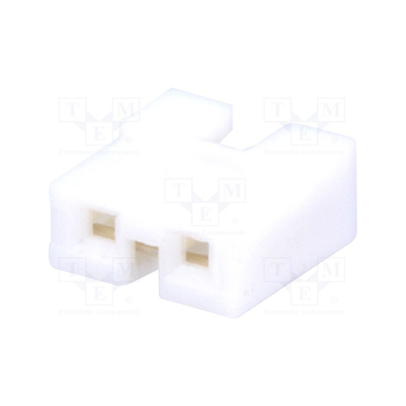 50 pcs : 68786-102LF - Jumper, pin strips, female, open, 2.54mm, 1x2, gold-plated, white