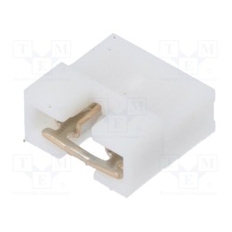 20 pcs : 68786-202LF - Jumper, pin strips, female, open, 2.54mm, 1x2, gold-plated, white