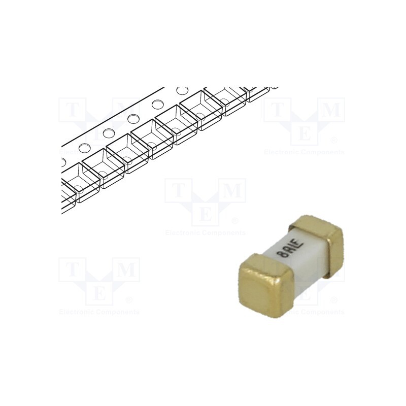 10 pcs : 0448008.MR - Fuse: fuse, ultra rapid, 8A, 125VAC, 125V, 125VDC, SMD, ceramic, 448